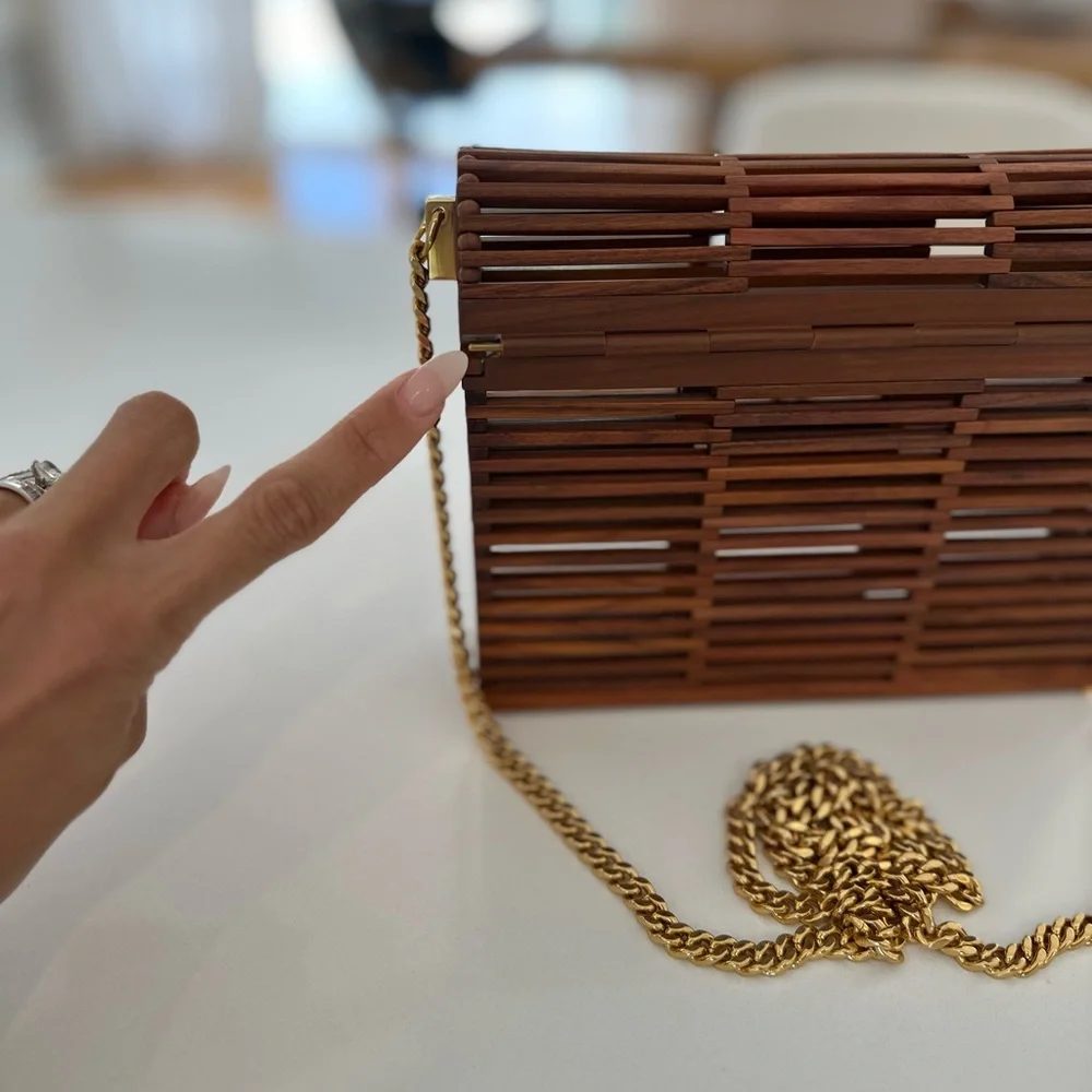 SOLD 🚫SAINT LAURENT Wood Kate Box Bag - Picture 8 of 17